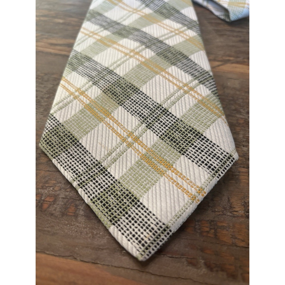 Vintage 70s Wide Arrow polyester necktie RARE Pattern - Picture 2 of 6